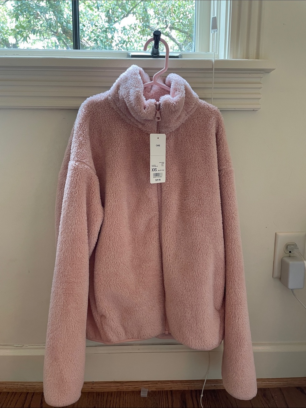 uniqlo women’s fluffy yarn fleece full zip jacket